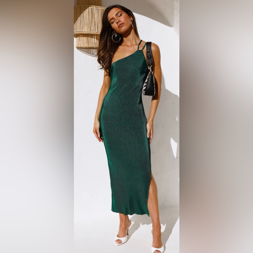 Hello Molly Angel Hera Dress Size Small - Green
